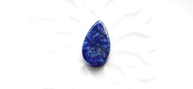 Cabochon  Lapis Lazuli lamela plata, lacrima - pentru monturi -L13