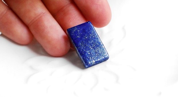 Cabochon Lapis Lazuli lamela plata- pentru monturi -L12