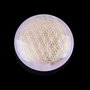 K0229 - Cabochon, cuart roz, inscriptie floarea vietii, 36x36x11mm