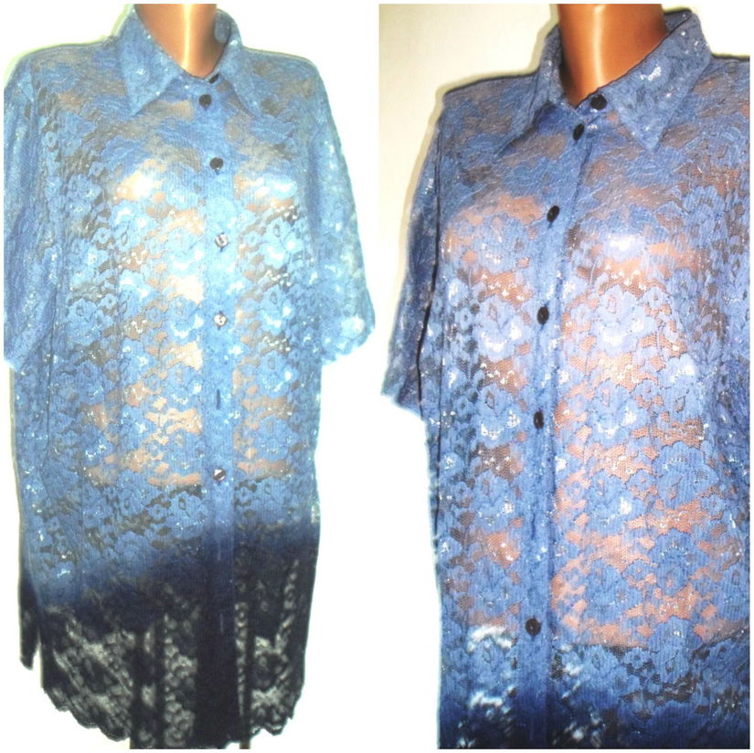 Blazer dantela in degrade