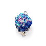 Link quartz  solar druzy  electroplacat cu titaniu