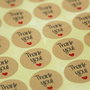 Actibilde autoadezive cu mesajul Thank you