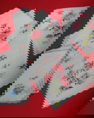 Set 4 batiste brodate -noi