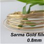 Sarma 0.8mm, gold filled 14k (0.5)