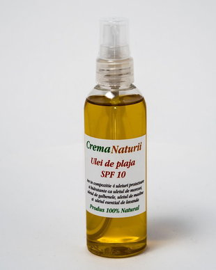 Ulei de plaja bronzant spf 10 cu migdale si morcov