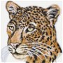 Decoratiune  tip applique embroidery Leopard