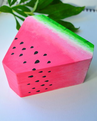 Cutie din lemn Watermelon