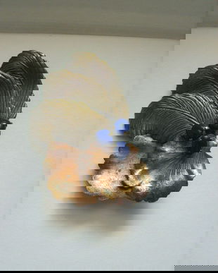 BROSA VINTAGE ALAMA LAPIS LAZULI