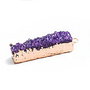 Agata druzy cu  margini electroplacate aur