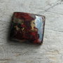 Cabochon jasp, 18x16 mm