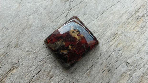 Cabochon jasp, 18x16 mm