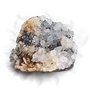 Specimen - Cluster Quartz & calcopirit - de la Herja