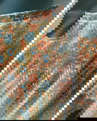 Fusta stofa lana floral