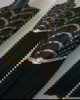 Rochie seara jerse si lame