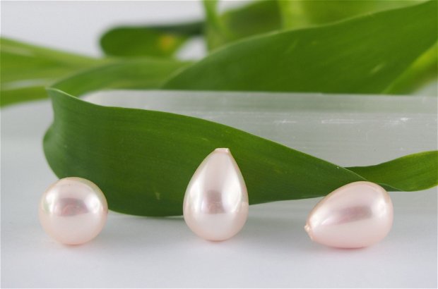 Perle seashell 10x14mm, semigaurite (1)