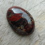 Cabochon jasp, 30x20 mm