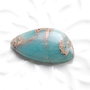 Cabochon variscit - sediment marin