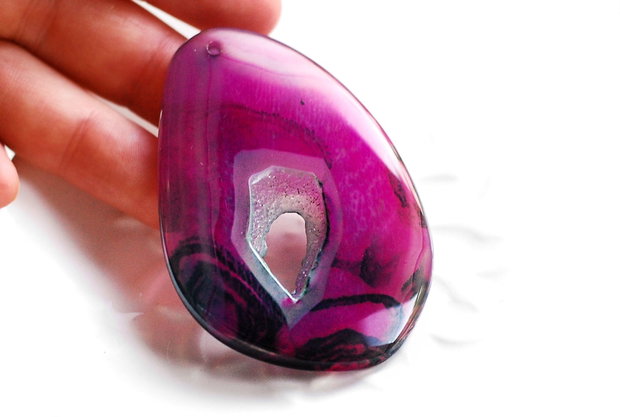 Pandant  agat  druzy