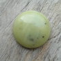 Cabochon jad lemon, 30 mm