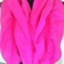 Fucsia.. Eșarfă de mătase naturala impaslita