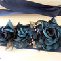 Brau/Cordon cu flori textile