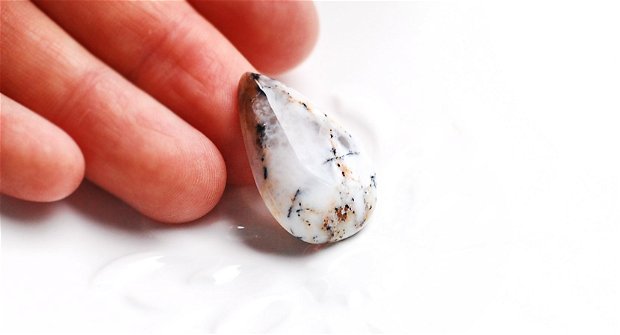 Cabochon  opal dendritic - L40