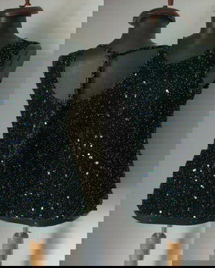 Vittoria Verani bluza matase batuta in margele