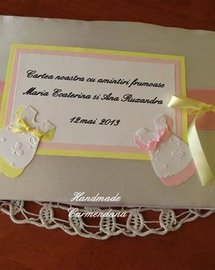 Carte de oaspeti botez gemene