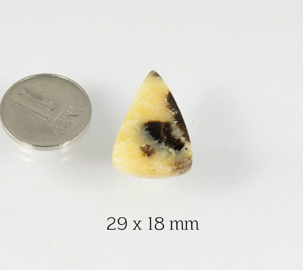 Cabochon Calcit Septarian, 29 x 18 mm, K3