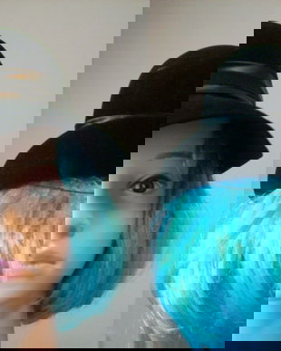 Palarie vintage tip catifea