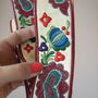 Brau piele brodat manual