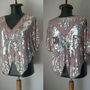 Bluza matase batuta in  paiete