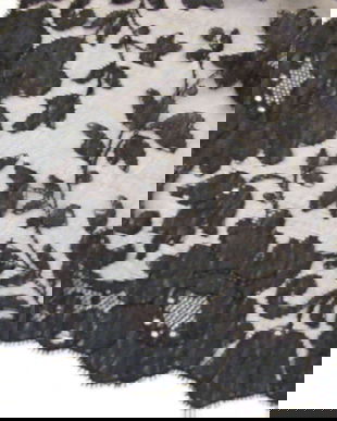 Cupon dantela neagra