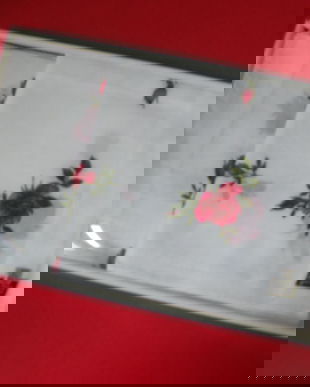 Set 3 batiste cu trandafiri-noi