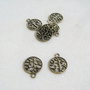 Pandantiv pomul vietii finisaj bronz aprox 15x18 mm (cu anoul)