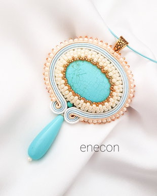 Pandantivsoutache turcoaz