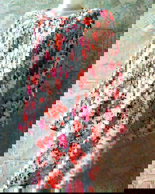 rochie de bumbac alba inflorata