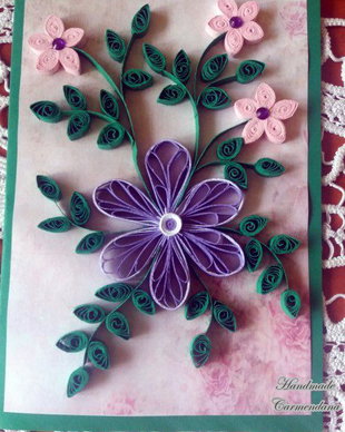 Felicitare handmade mare