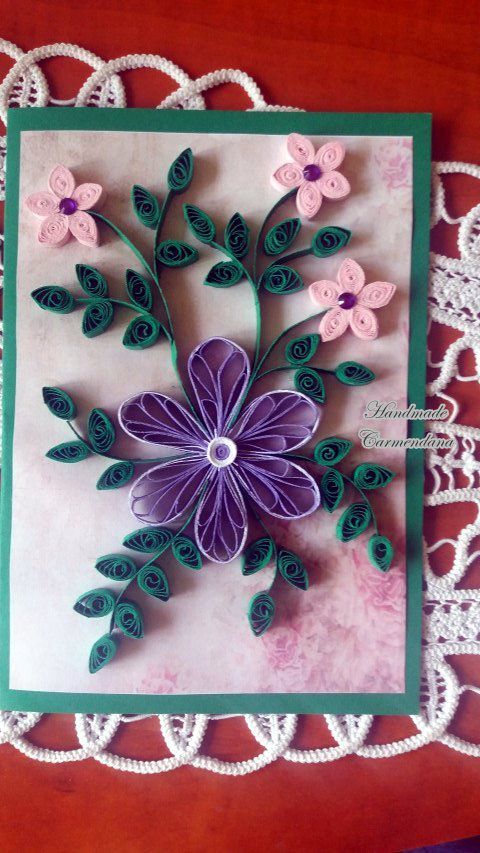 Felicitare handmade mare