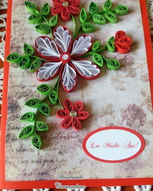 Felicitare handmade mare