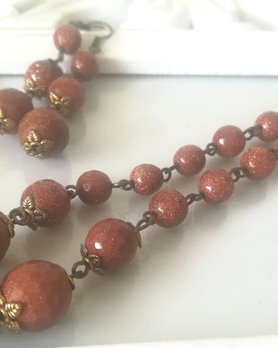 Set cercei si colier goldstone