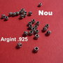 Margica tip Bali mica din argint antichizat aprox 4x5 mm