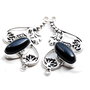 Set 2 link-uri agat  negru