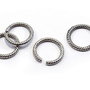 Link metalic, argintiu antichizat, 13 mm