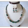 SET- AGATE ALBE SI MALACHIT DE SINTEZA