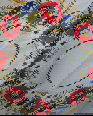 rez.Fata de masa brodata