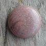 Cabochon rhodonit roz, 30 mm
