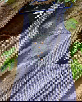 Sarafan rustic cu broderie