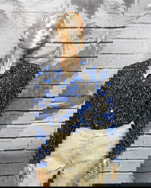 ANIMAL PRINT & BAROQUE - 100% MATASE NATURALA