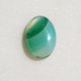 Cabochon agata dungata in nuante de verde aprox 30x20x7.5 mm